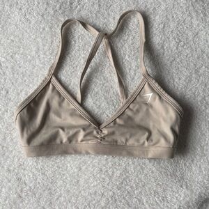 Gymshark Minimal Tan Sports Bra